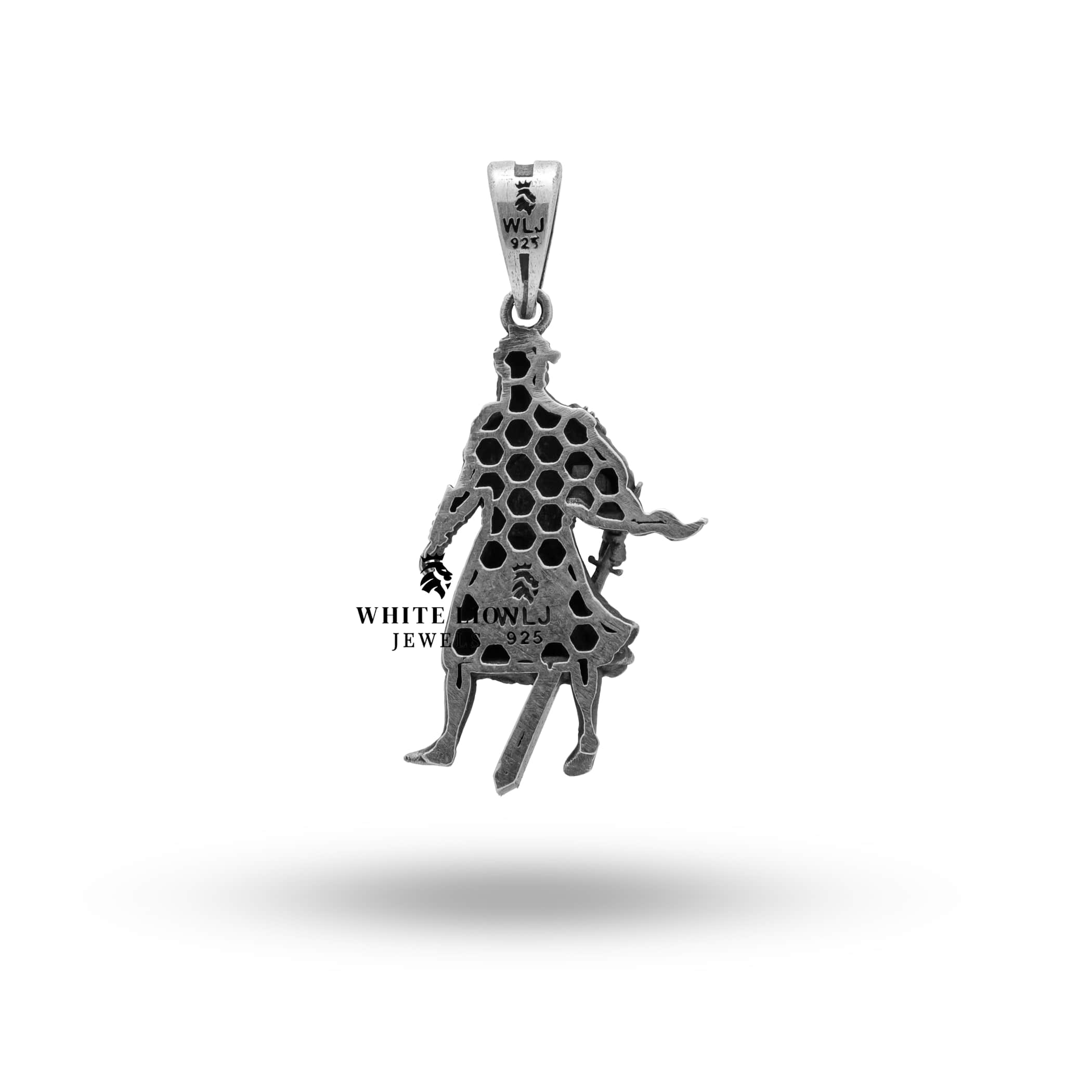 Beautiful packaging of Sikh Baba Deep Singh Martyr Khalsa Military 925 Silver Pendant by White Lion Jewels.