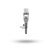 Handcrafted sterling silver hookah pipe with batman theme