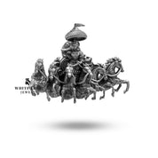 Krishna Chariot Horse Brooch | 925 Sterling Silver | Handcrafted Elegance | Cultural Jewelry Gift
