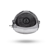 Complete set displaying the Memento Mori Zodiac Skull ring with other jewelry pieces for styling inspiration.