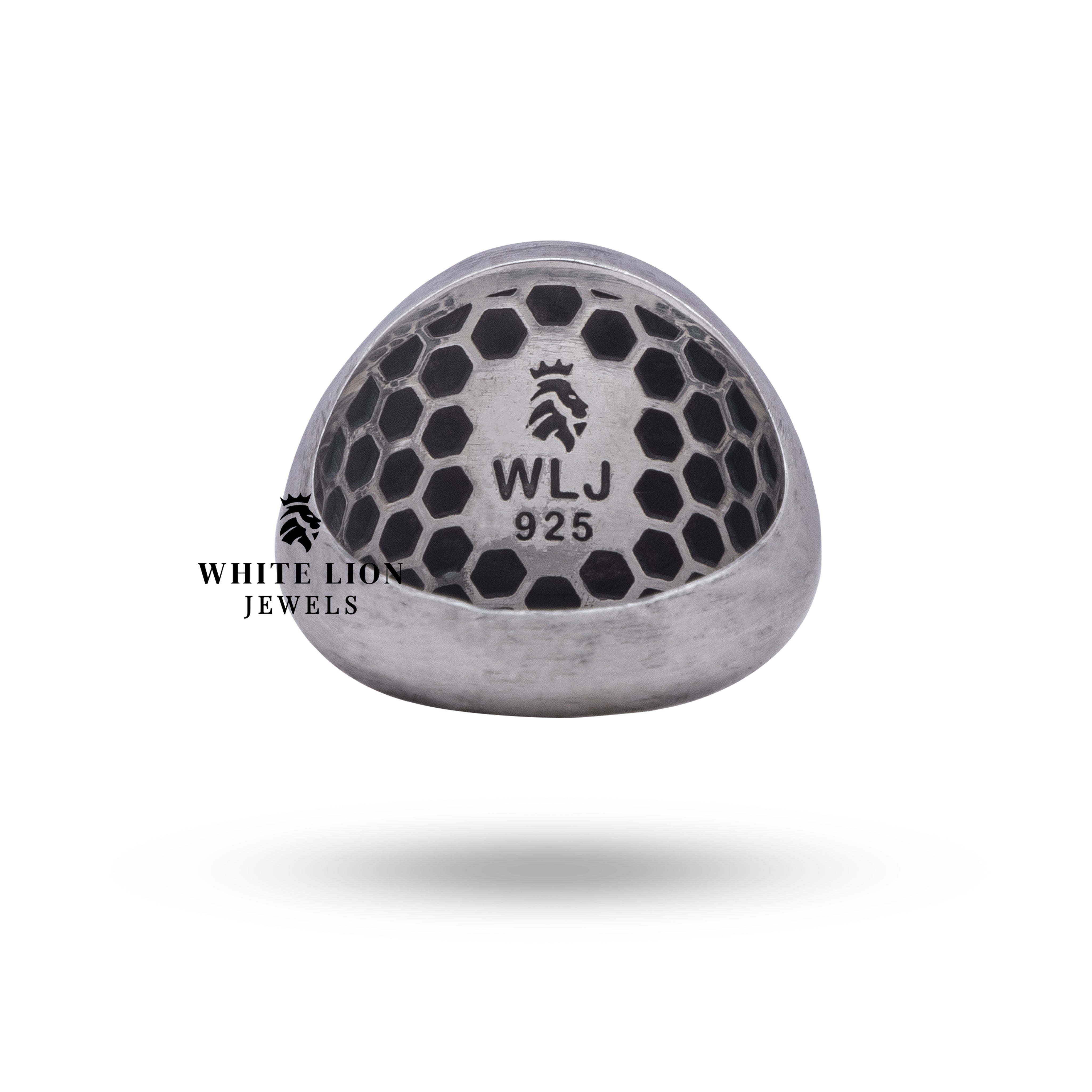 Statement Sterling Silver Ring - War Hammer Gothic Theme