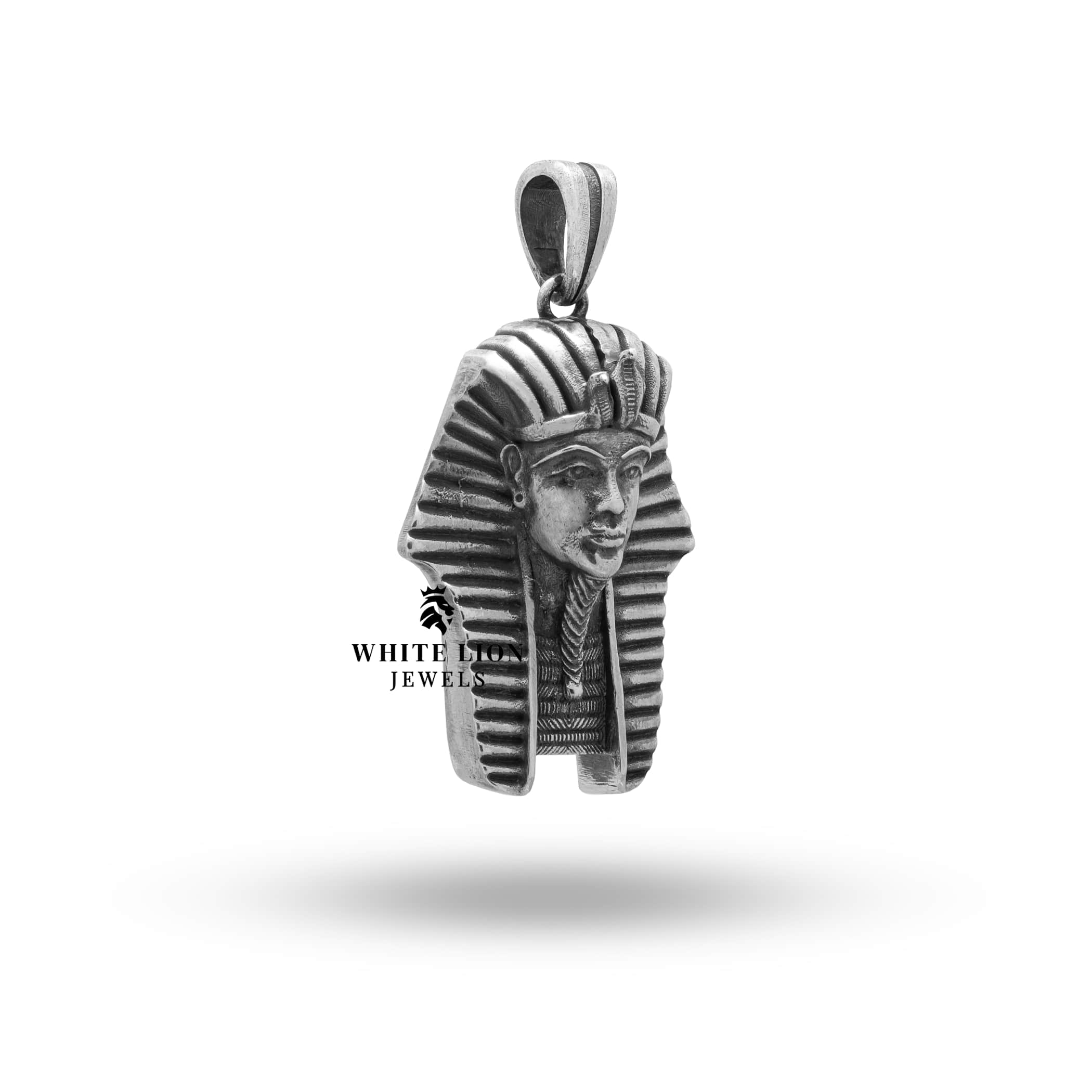 Detailed design of the Pharaoh in Sterling Silver, a statement piece for elegant wear