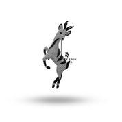 Elegant Brooch crafted in 925 Silver and White Gold finish