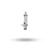 Elegant Horse and Shoe Nail Brooch styled on a tailored jacket for an exquisite look.