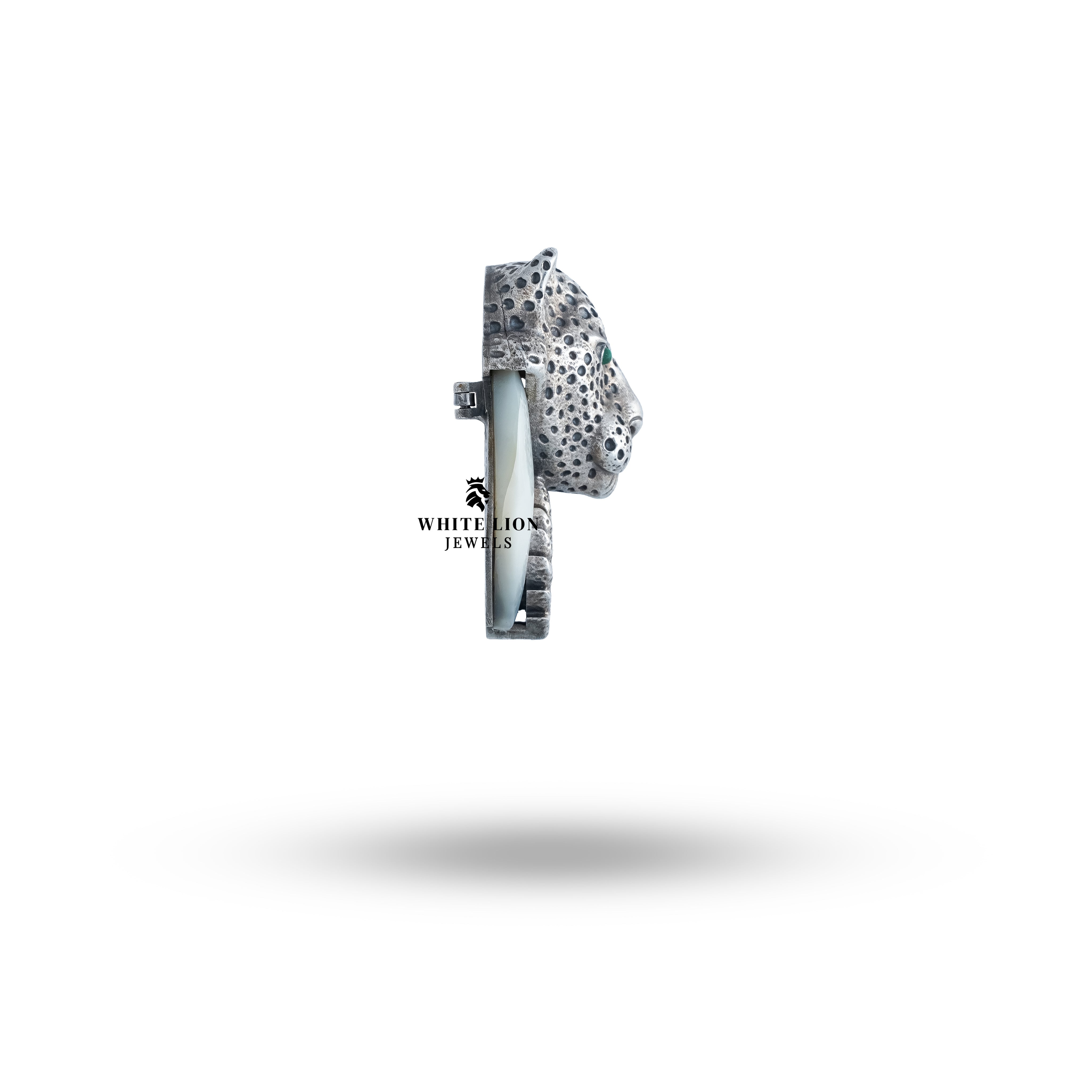 Detailed craftsmanship of the Panther Brooch emphasizing artisanal quality