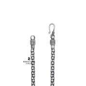 Elegant oxidized silver chain, handcrafted to perfection