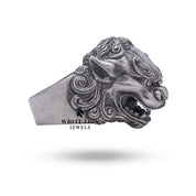 Luxury 925 Sterling Silver Ring with Cultural Symbolism