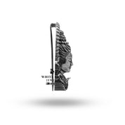 Sterling Silver Lord Shiva brooch for cultural events, by White Lion Jewels