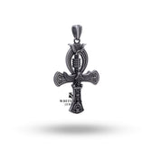 Back view of Ankh Egyptian Cross crafted from 925 Sterling Silver.