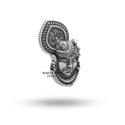 Elegant Lord Krishna pendant in 925 silver from White Lion Jewels