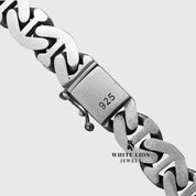 Handcrafted Sterling Silver Biker Rider Anchor Chain by White Lion Jewels