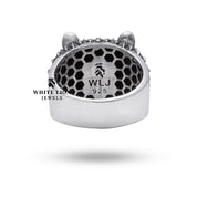 Sterling Silver Wild Bear Ring by White Lion Jewels, statement piece
