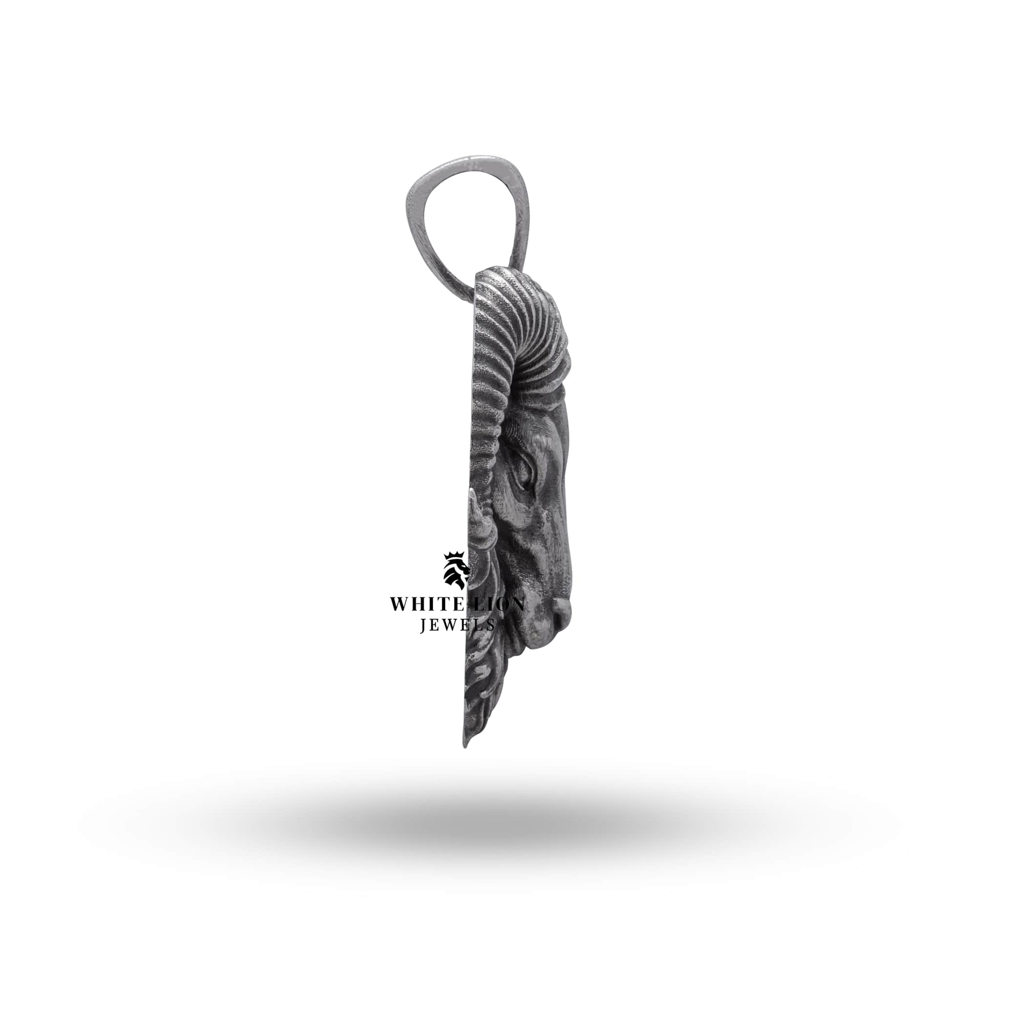 Elegant Craftsmanship Sterling Silver Zodiac Pendant by White Lion Jewels