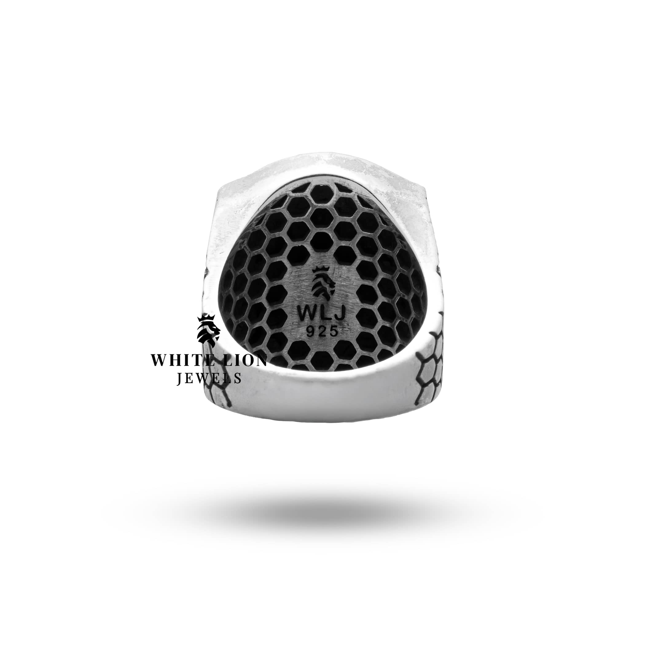 Unique designed Panchmukhi Hanuman ring in sterling silver, elegance and spirituality combined.