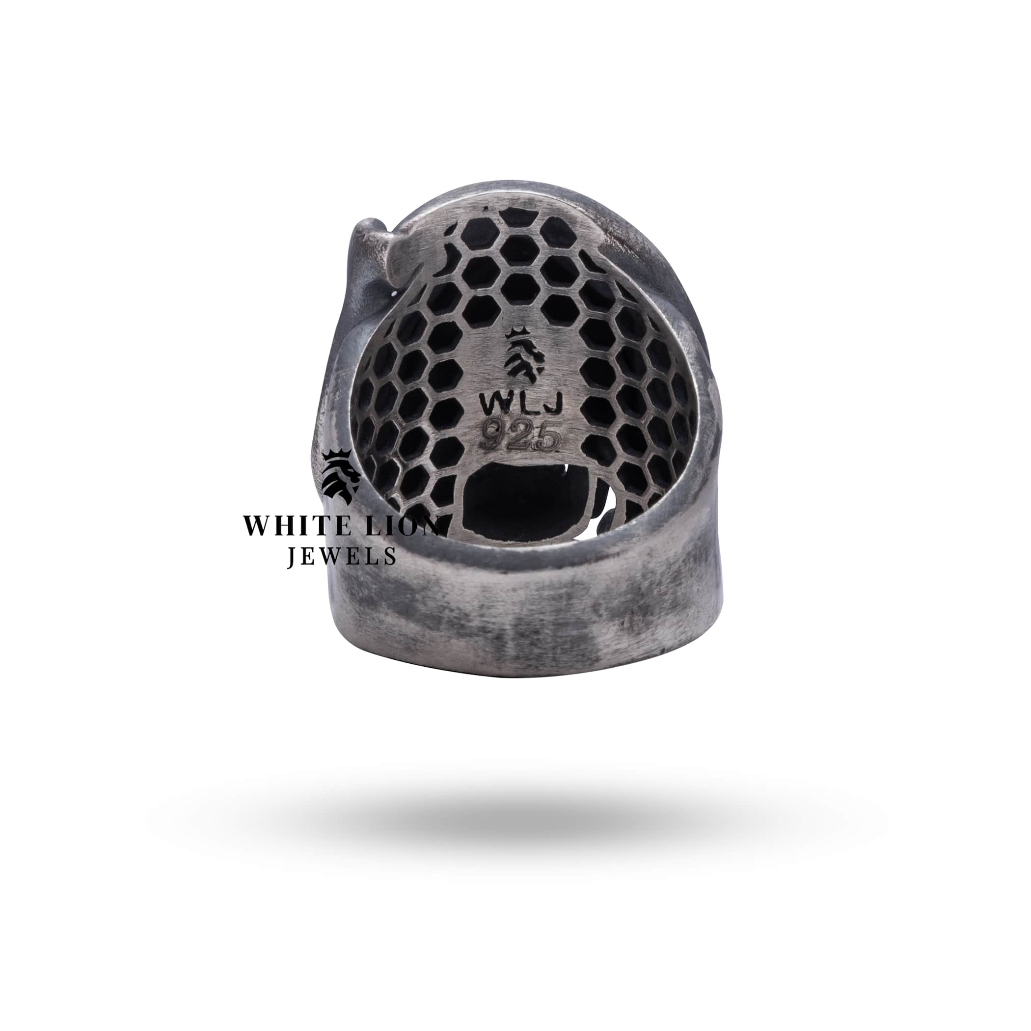 Elegant packaging for the Grim Reaper Gothic Skull Ring, highlighting luxury presentation.