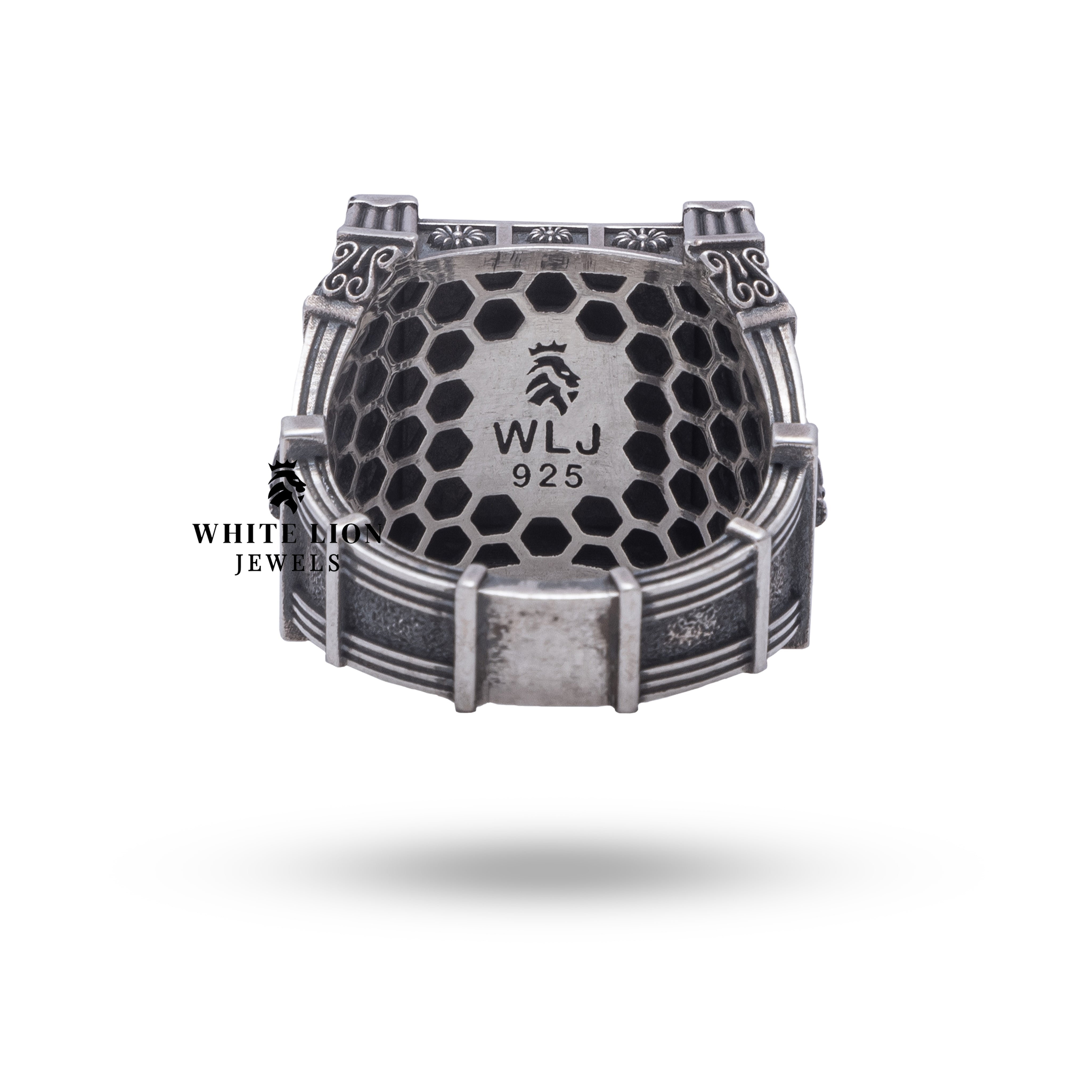 Nickel Free Sterling Silver Gothic Skull Ring