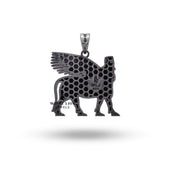 Assyrian Lamassu Silver Pendant beautifully packaged, perfect for gifting occasions.