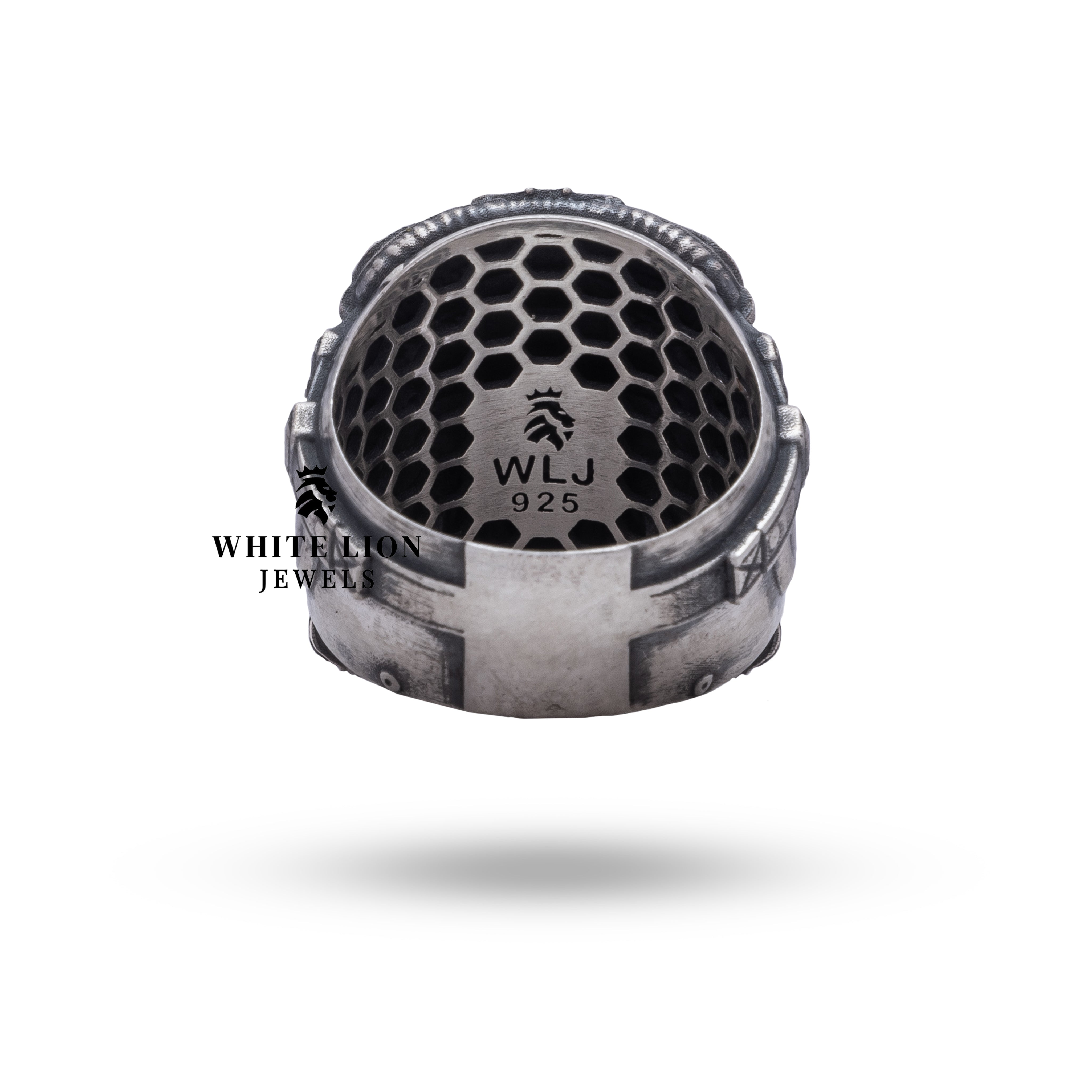 Styled view demonstrating the Monkey Chimpanzee Ring paired with casual wear.