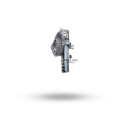 Oxidized Silver Elegant Panther Brooch highlighting its unique finish