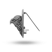 Eagle theme brooch with intricate design, part of exclusive White Lion Jewels collection