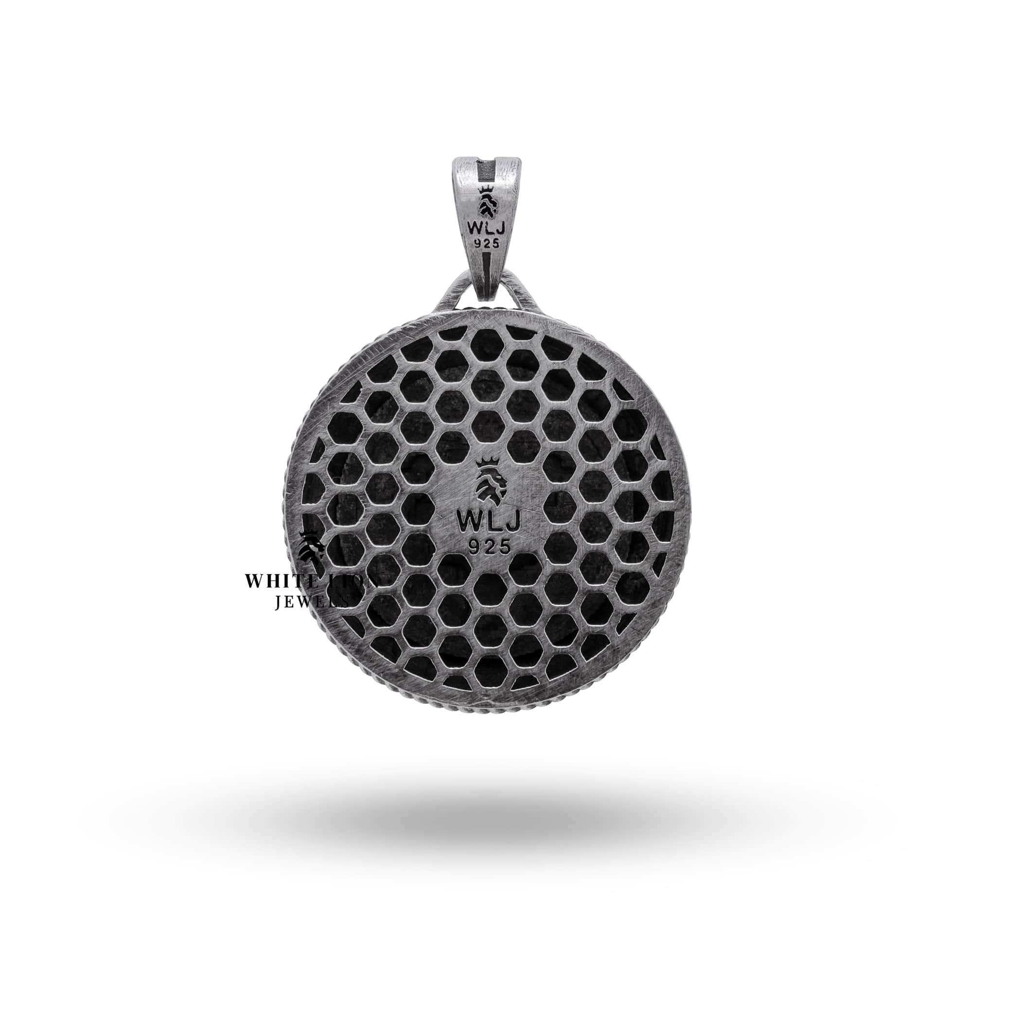 Luxury Pisces Zodiac Pendant made of 925 Sterling Silver, ideal for astrology enthusiasts by White Lion Jewels.
