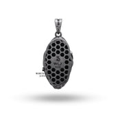 Elegant Buddha Head Pendant in sterling silver with nickel-free property, by luxury brand White Lion Jewels