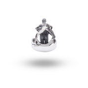 Human Devil Transformation 925 Sterling Silver Ring worn on a hand, exhibiting its elegance and style.