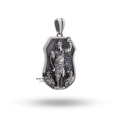 Elegant Lord Ganesha Pendant in 925 Sterling Silver, artisanal craftsmanship