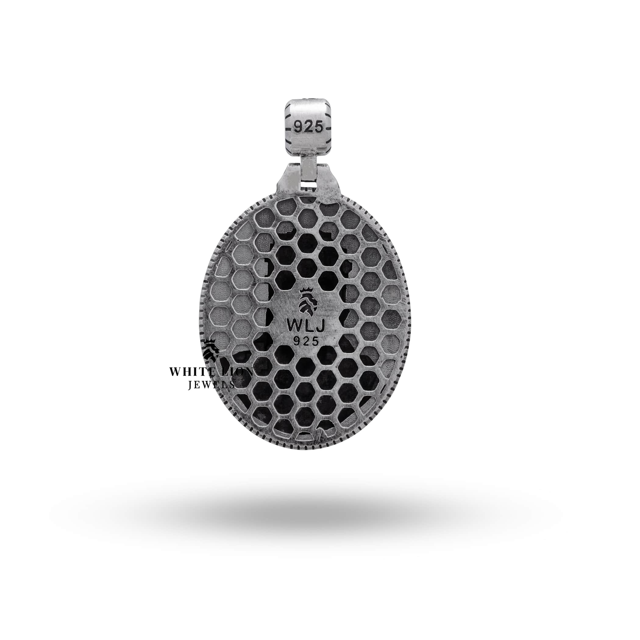 Handcrafted Jesus Crown of Thorns charm in 925 Sterling Silver