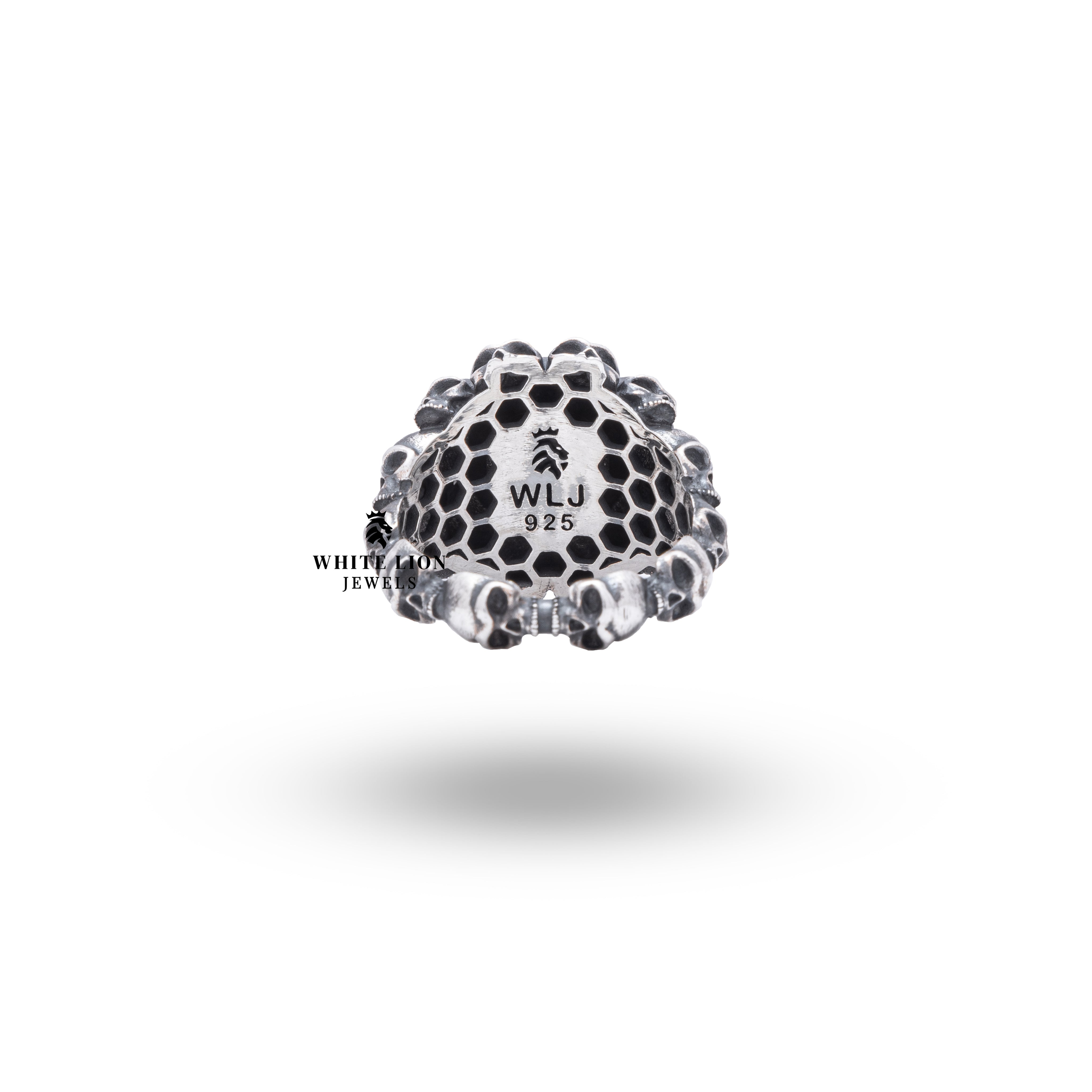 Garnet stone sterling silver ring with clear protective coating and nickel-free features.