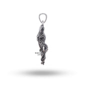 Octopus Sterling Silver Pendant paired with a simple chain, styled elegantly for any occasion