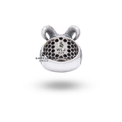 Bold statement silver ring with open jaw skull, finely crafted by White Lion Jewels.