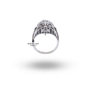 Perfect gift choice: Golden Eagle 925 Sterling Silver Ring, beautifully crafted in oxidized silver.