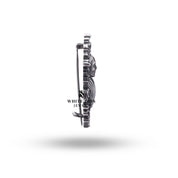 Religious Jewelry Brooch made with 925 purity oxidized silver