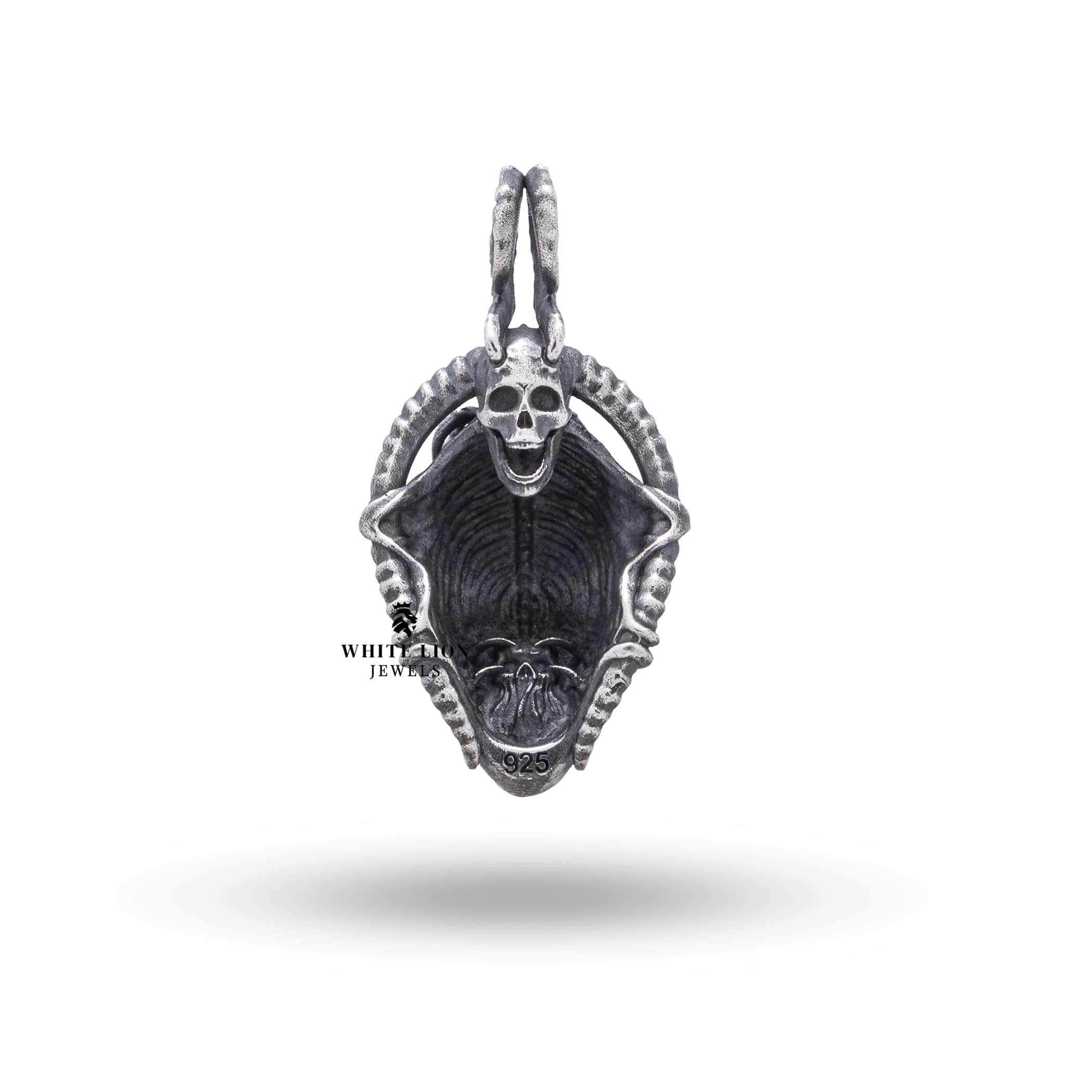 Handcrafted Silver Pendant with Distinctive Design