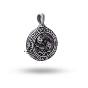 Handcrafted Pisces Zodiac Pendant in oxidized 925 Sterling Silver, unique fashion accessory by White Lion Jewels.