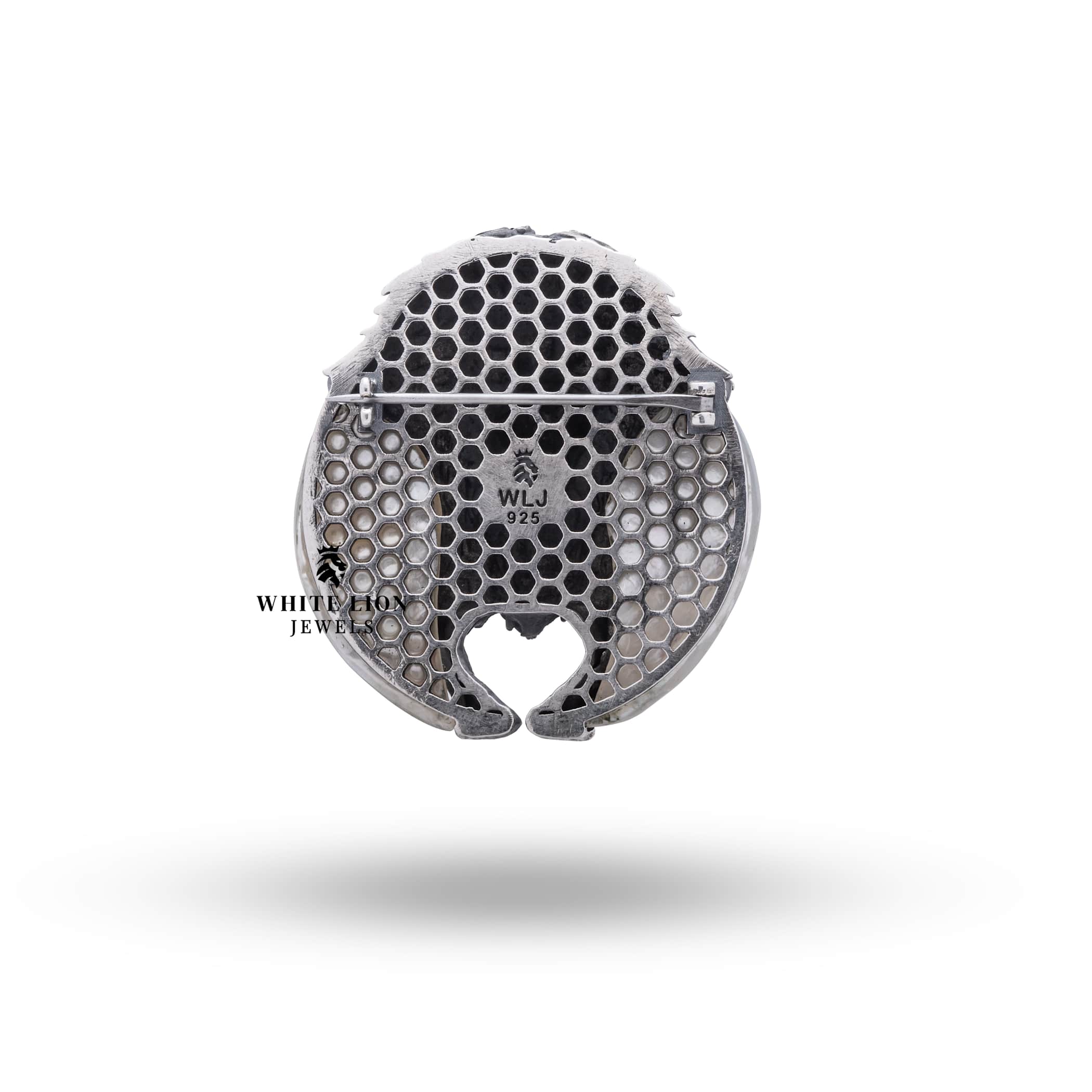 Elegant packaging of African Lion King Brooch - Perfect luxury gift piece, featuring clear protective coating