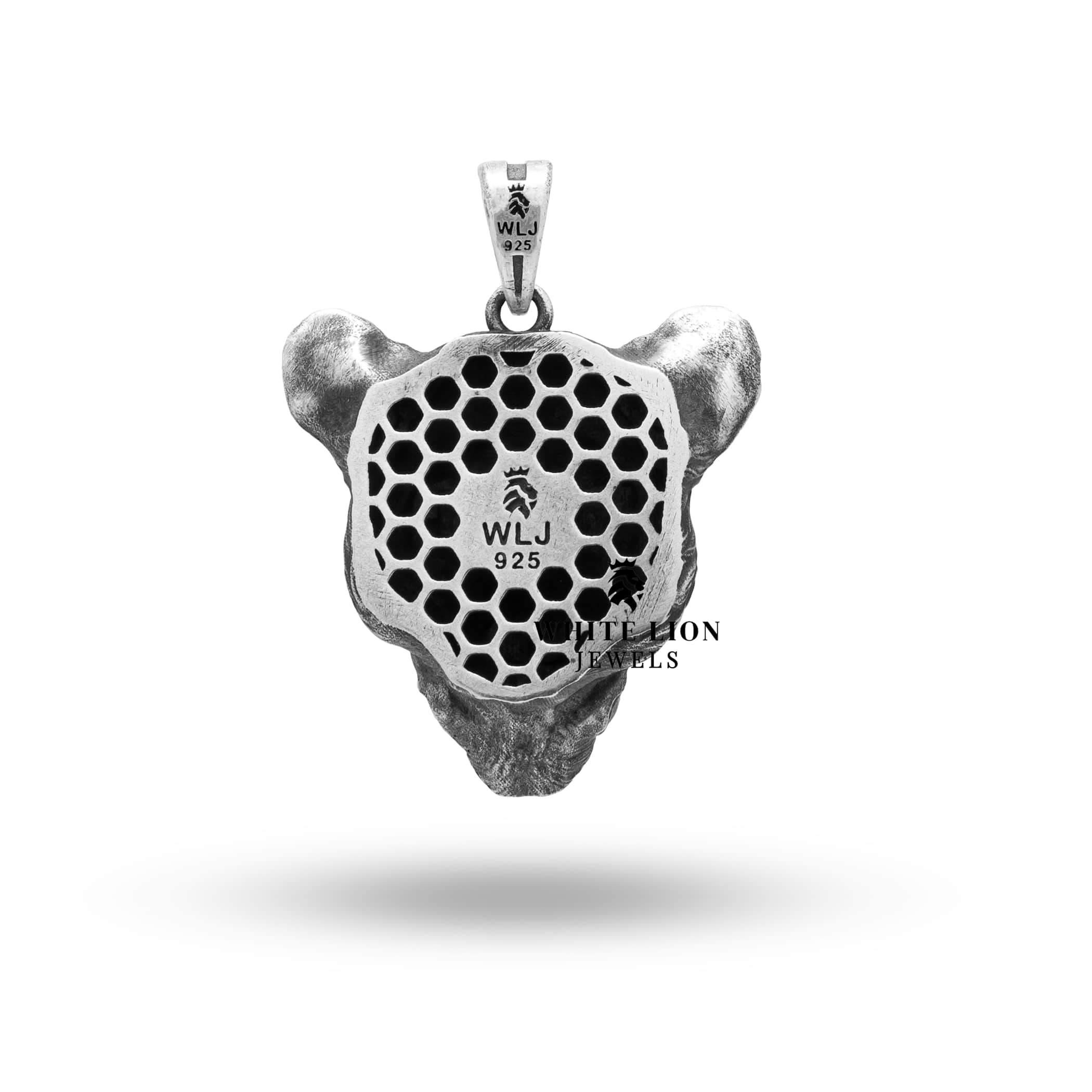 Premium packaging of Lioness Sterling Silver Pendant by White Lion Jewels
