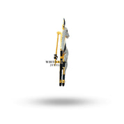 Intricate Deer Brooch, Sterling Silver and Zirconia Stones