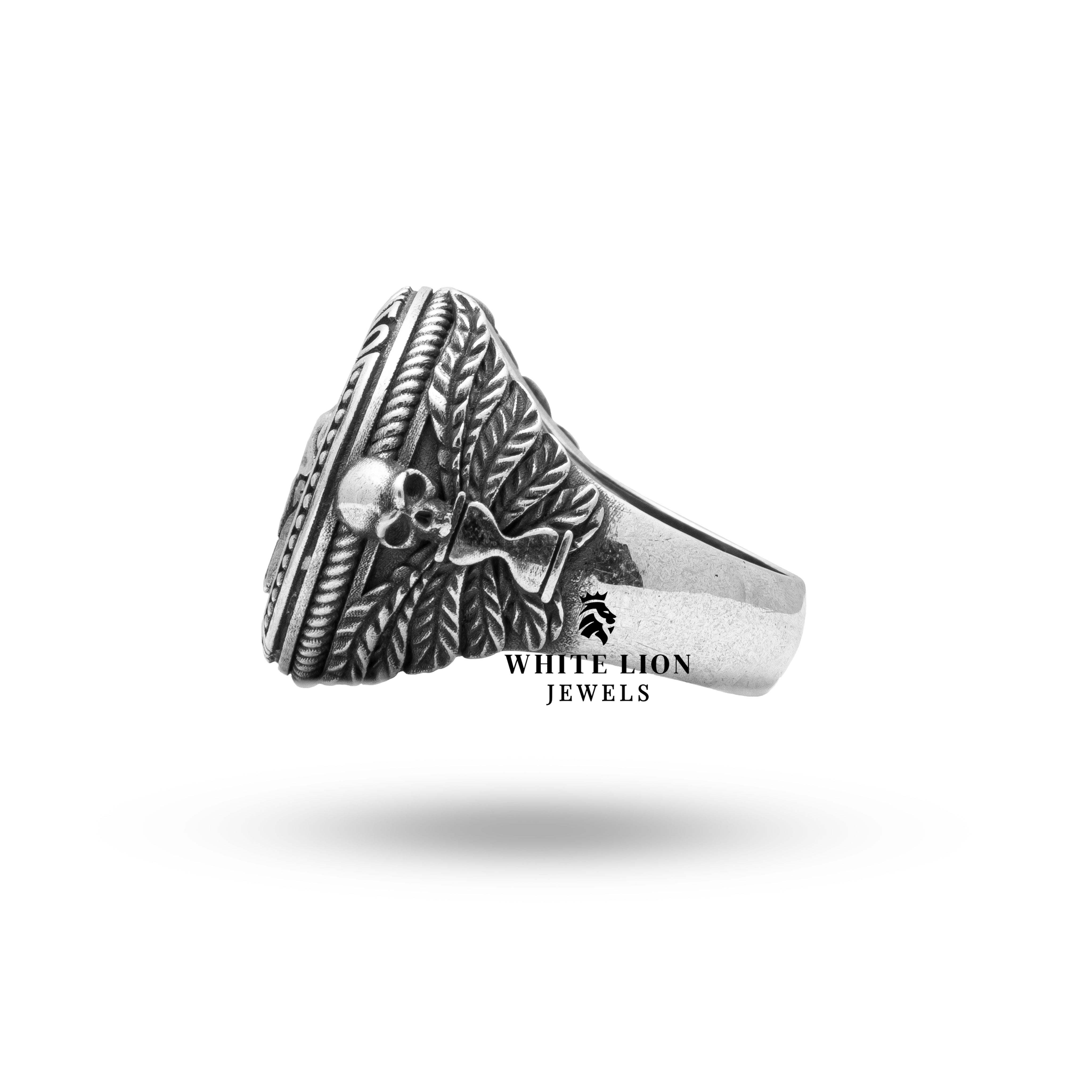 Handcrafted Sterling Silver Memento Mori Ring