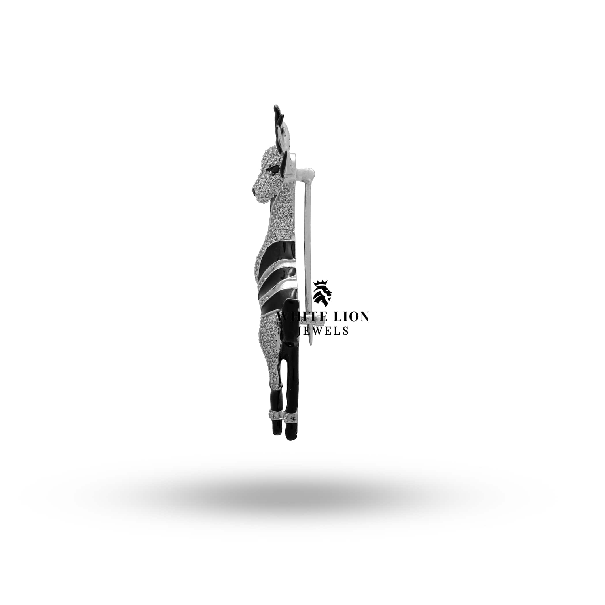 Nickel Free Brooch with Clear Protective Coating